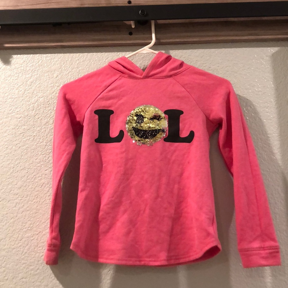 Flip sequin hoodie justice